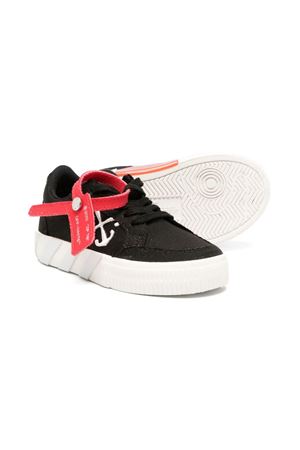 sneakers in tessuto nero OFF WHITE KIDS | OGIA001S24FAB0011003